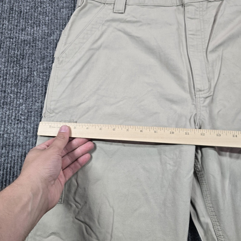 Carhartt Pants Mens 38x36 Beige Loose Original Fit Canvas Work Carpenter B151 - Picture 8 of 12